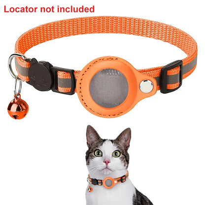 Secure Pet Collar with Apple AirTag Tracker - Never Lose Sight of Your Furry Friend! (Airtag not included)